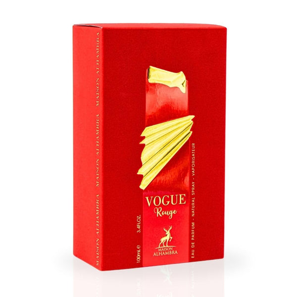 Maison Alhambra Vogue Rouge Eau de Parfum Spray for Women, 100 ml