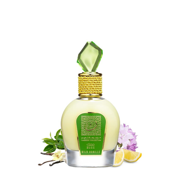 Lattafa Thameen Collection Musk Wild Vanille Eau de Parfum Spray Unisex Perfume, 100 ml