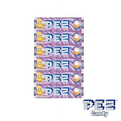 PEZ Easter Vanilla Cupcake Candy Refills, 6 Rolls - 12 Count Pack