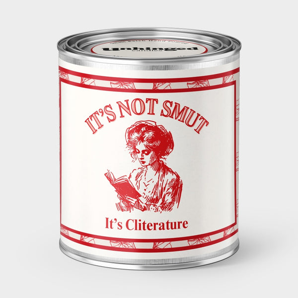 It's Not Smut It's Cliterature Soy Candle