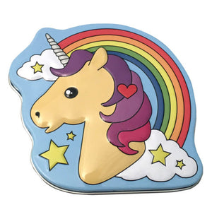 Pretty Sweet Unicorn Marshmallow Flavored Candy Tins - 12 Count Display Box
