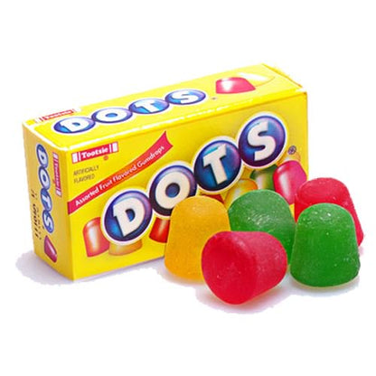 DOTS Assorted Fruit Flavored Halloween Gumdrops Mini Boxes - Bag of 17