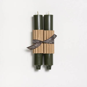 Greentree Home Candle, 9" Column Unscented Taper Handmade Beeswax Candles