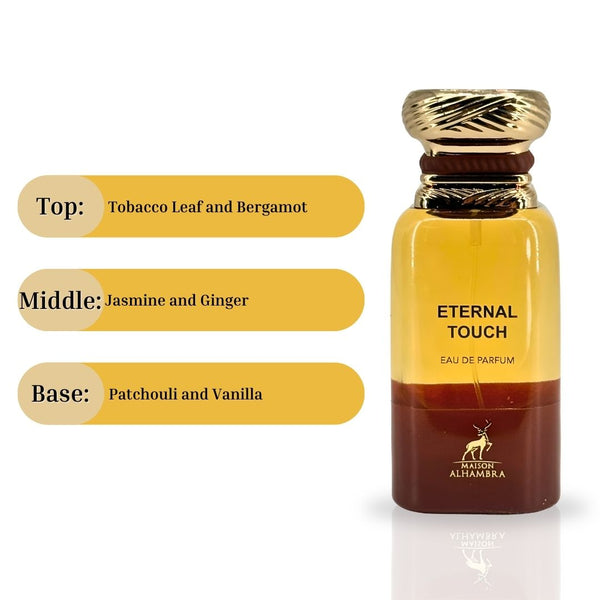 Maison Alhambra Eternal Touch Eau de Parfum Spray Unisex Perfume, 80 ml