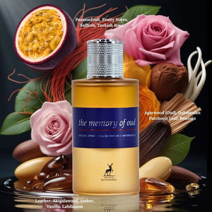 Maison Alhambra The Memory of Oud Eau de Parfum Spray Unisex Perfume, 60 ml
