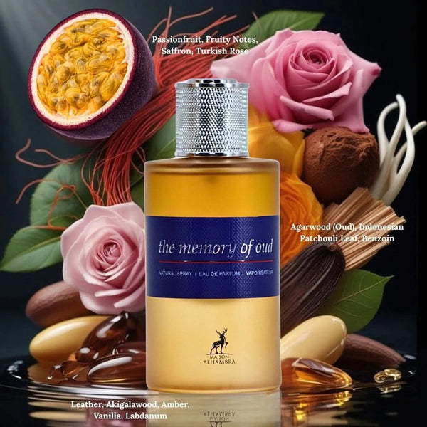 Maison Alhambra The Memory of Oud Eau de Parfum Spray Unisex Perfume, 60 ml