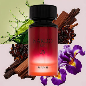 Lattafa Nardo Red Eau de Parfum Spray Unisex Perfume, 100 ml