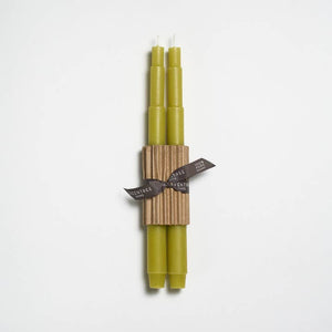 Greentree Home Candle, 12" Tele Unscented Taper Handmade Beeswax Candles