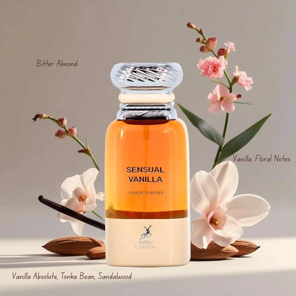 Maison Alhambra Sensual Vanilla Eau de Parfum Spray Unisex Perfume, 80 ml