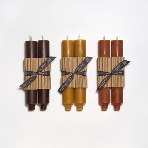 Greentree Home Candle, 9" Column Unscented Taper Handmade Beeswax Candles