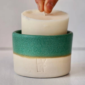 Rockpool Candle Vessel + Wax Candle Refill