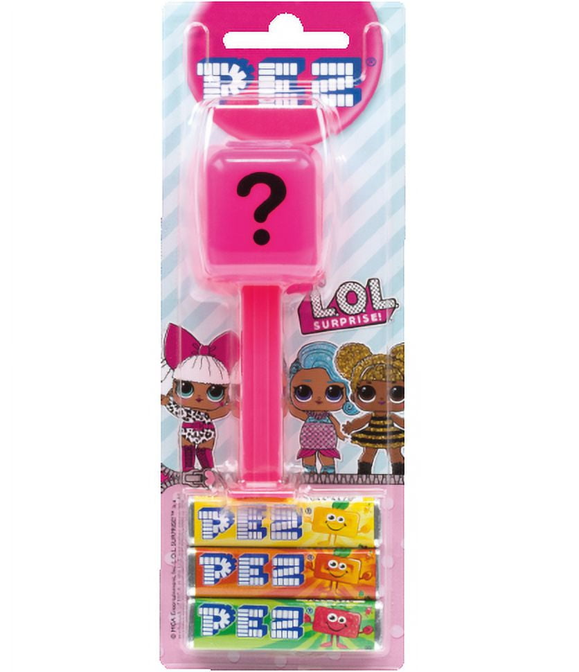 PEZ LOL! Surprise Mystery Candy Dispenser Blister Pack