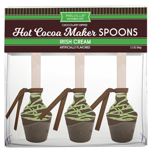 Hot Cocoa Makers Spoons, Irish Cream , 3 Count Gift Set