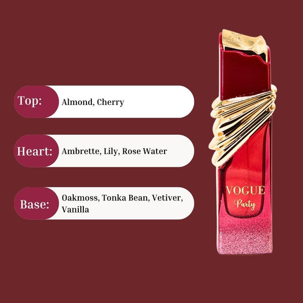 Maison Alhambra Vogue Party Eau de Parfum Spray for Women, 100 ml