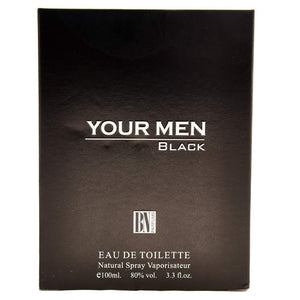 BN Your Men Black, Eau de Toilette, Perfume for Men, 100 ml