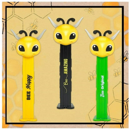 PEZ LIMITED EDITION Bee Collection, Candy Dispenser with 3 Candy Refills