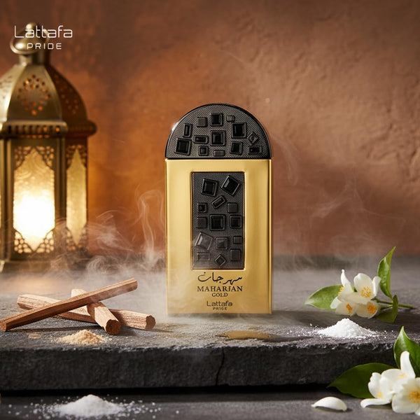 Lattafa Pride Maharjan Gold Eau de Parfum Spray Unisex Perfume, 100 ml