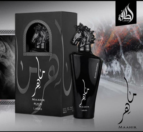 Lattafa Maahir Black Edition Eau de Parfum Unisex Perfume, 100 ml