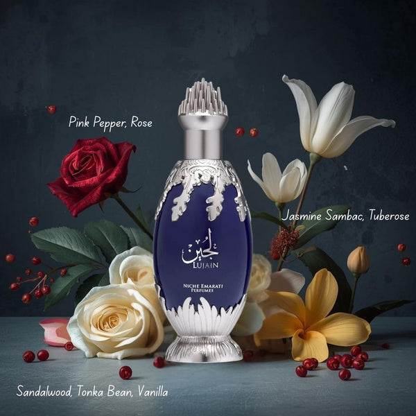 Lattafa Niche Emarati Lujain Eau de Parfum Spray Unisex Perfume, 100 ml