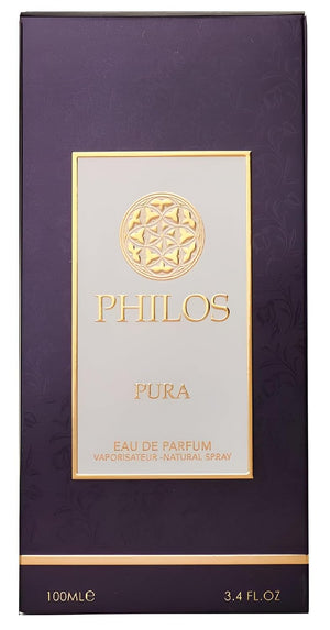 Maison Alhambra Philos Pura Eau de Parfum Spray Unisex Perfume, 100 ml