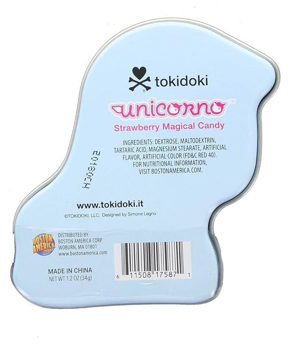 Tokidoki Unicorno Strawberry Candy in Collectible Tin - 12 Count Display Box