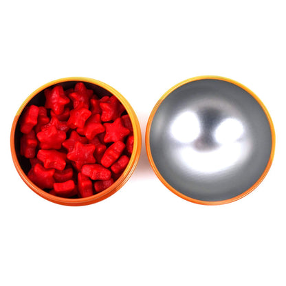 Dragon Ball Z Dragon Ball Star Candy Tin with Red Star Shaped Candy - 12 Count Display Box