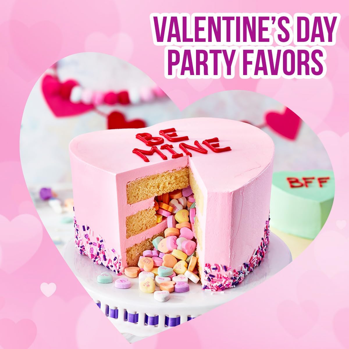 Brach's Tiny Conversation Hearts Candy, 1 Ounce Box - 24 Count Display Box