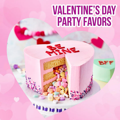 Brach's Tiny Conversation Hearts Candy, 1 Ounce Box - 24 Count Display Box