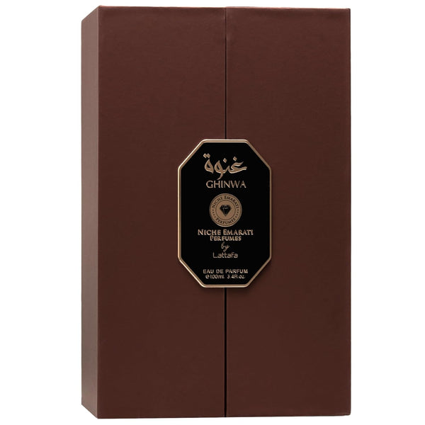 Lattafa Niche Emarati Ghinwa Eau de Parfum Spray Unisex Perfume, 100 ml