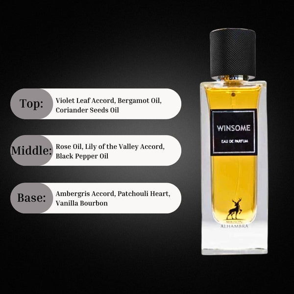 Maison Alhambra Winsome Eau de Parfum Spray Unisex Perfume, 100 ml