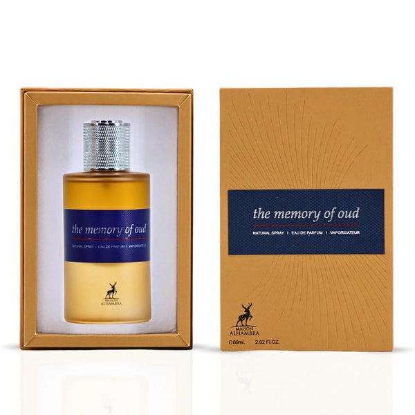 Maison Alhambra The Memory of Oud Eau de Parfum Spray Unisex Perfume, 60 ml