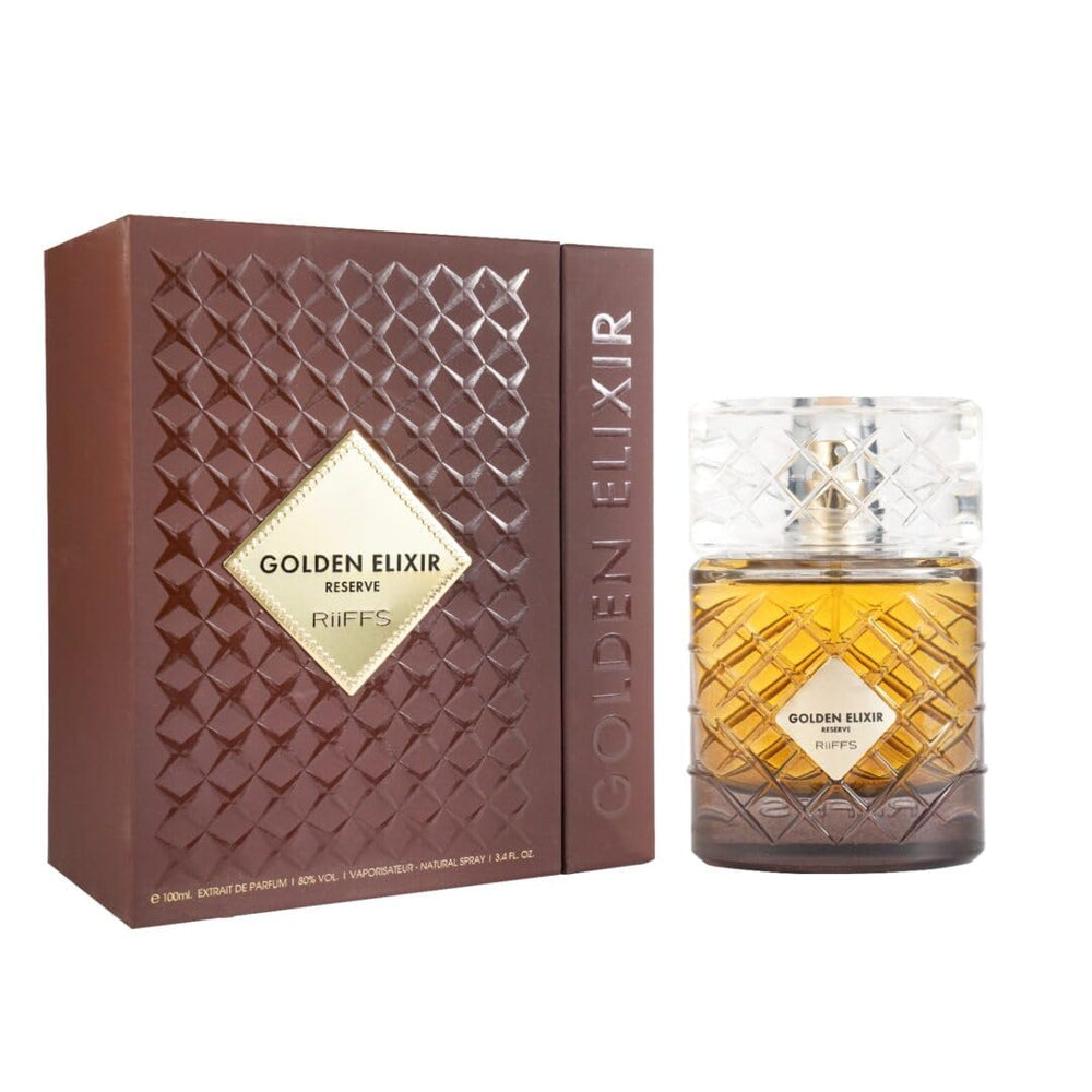 Riiffs Golden Elixir Reserve Eau de Parfum Unisex Perfume, 100 ml