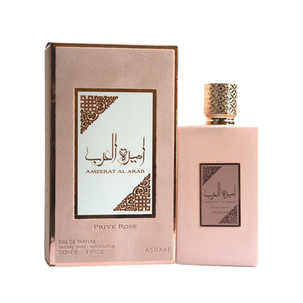 Lattafa Asdaaf Ameer Al Arab Private Rose Eau de Parfum Spray for Women, 100 ml