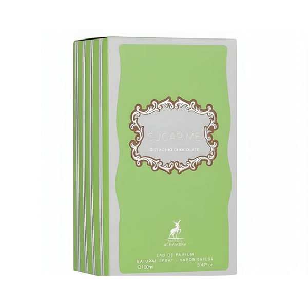 Maison Alhambra Sugar Me Pistachio Chocolate Eau de Parfum Spray Unsex Perfume, 100 ml