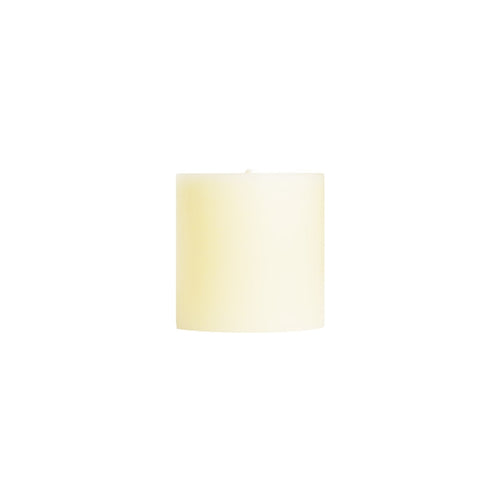 Unscented Pillar Candles, Shell White