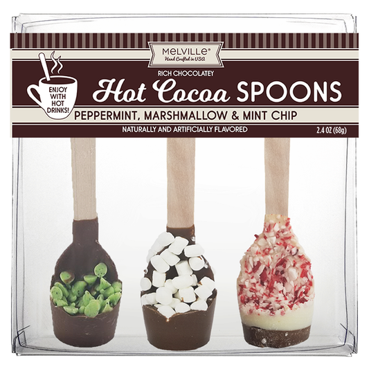 Hot Cocoa Makers, Peppermint, Marshmallow and Mint Chip, 3 Count Gif Set