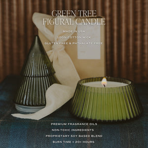 Sweet Water Decor Fraser Fir Soy Candle - 8.5 oz Glass Tree Jar