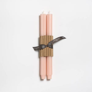 Greentree Home Candle, 12" Fluted Unscented Taper Handmade Beeswax Candles