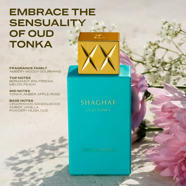 Swiss Arabian Shaghaf Oud Tonka Luxury Eau de Parfum Unisex Perfume Spray