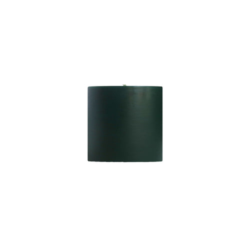 Unscented Pillar Candles, Emerald Green