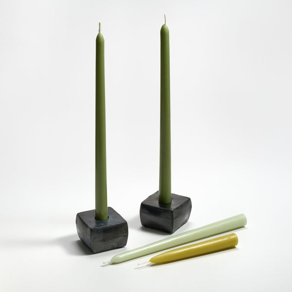 Greentree Home Candle, Every Day Unscented Handmade Beeswax Taper Candles