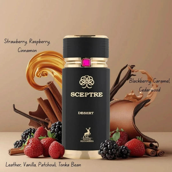 Maison Alhambra Sceptre Desert Eau de Parfum Spray Unisex Perfume, 100 ml