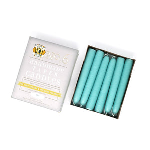Mole Hollow Candles, 6" Unscented Taper Candle, Set of 12 - Choose from 39 Colors!