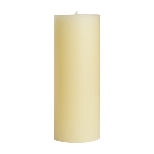 Unscented Pillar Candles, Off White