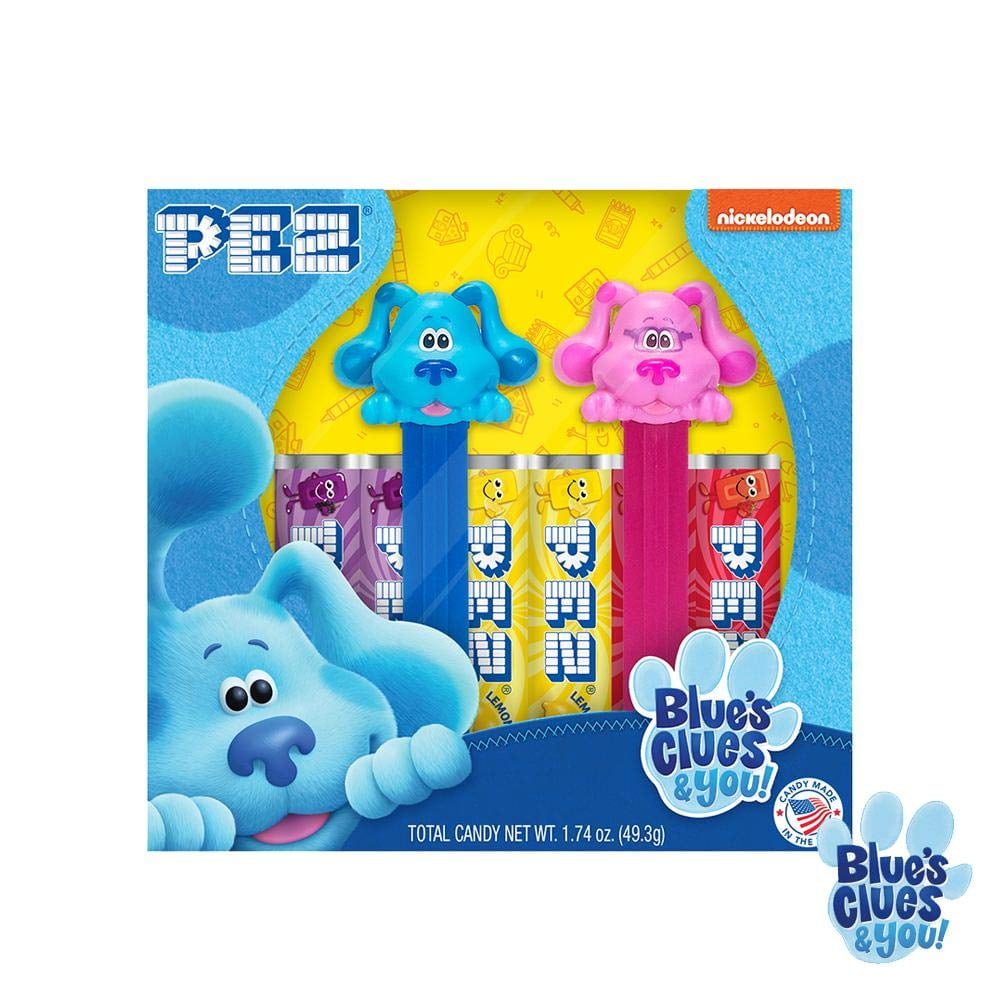 PEZ Candy Nick Jr Twin Pack with 2 Candy Dispensers + 6 Rolls of Assorted Fruit Candy