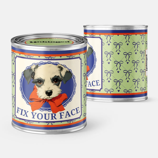 Fix Your Face Dog Soy Candle