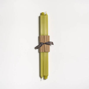 Greentree Home Candle, 16" Square Unscented Taper Handmade Beeswax Candles