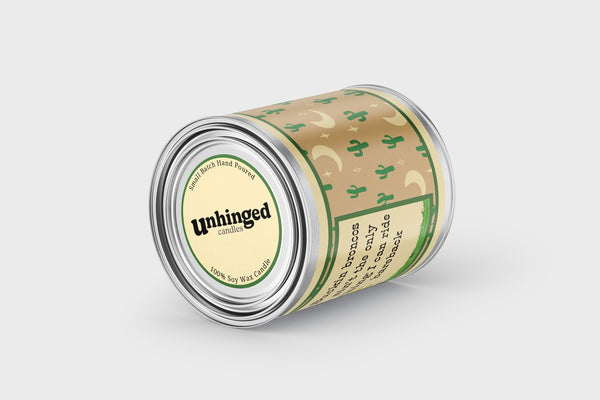 Buckin Broncos Riding Bareback Western Soy Candle