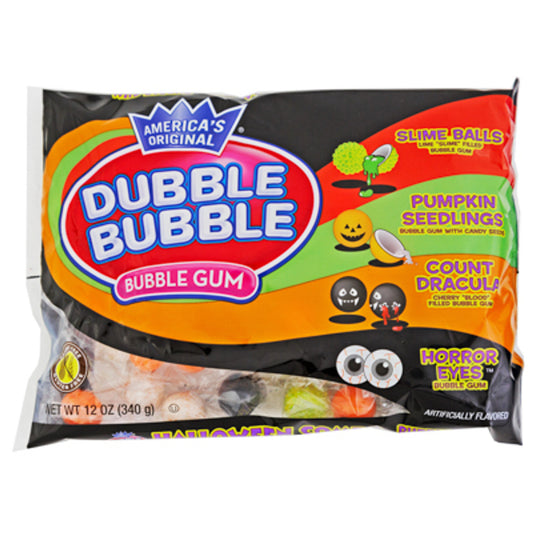 Dubble Bubble Halloween Combo Bubble Gum, 12 Ounce Bag