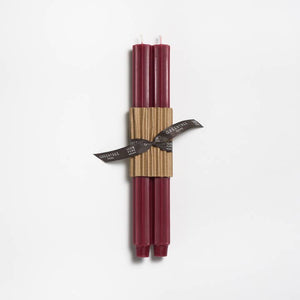 Greentree Home Candle, 12" Fluted Unscented Taper Handmade Beeswax Candles